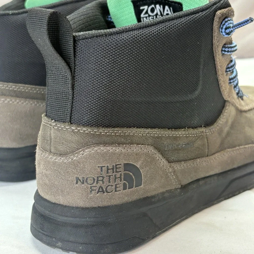 The North Face Men's DryVent Waterproof Winter Boots Tan Suede Sz 9 Larimer Mid